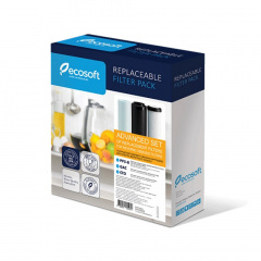 Улучшенный комплект картриджей Ecosoft 1-2-3 для фильтров обратного осмоса Киев