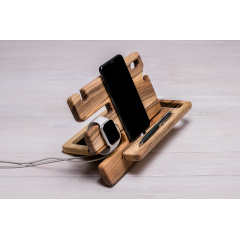Подставка для телефона на стол ecoWalnut 292x180x180 мм Чернівці