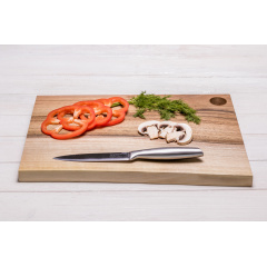 Прямоугольная досточка из ореха для нарезания и разделывания еды ecoWalnut 190x290x18 мм Ладан