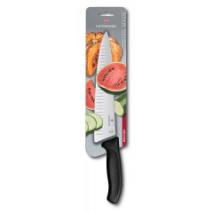 Кухонный нож для нарезки Victorinox Swiss Classic Carving 25 см Черный (6.8023.25B) Одеса