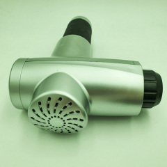 Аккумуляторный массажер для тела 4 насадки Fascial Gun KH-320 Серый (VD201605923) Городок