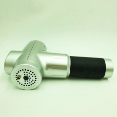 Аккумуляторный массажер для тела 4 насадки Fascial Gun KH-320 Серый (VD201605923) Городок