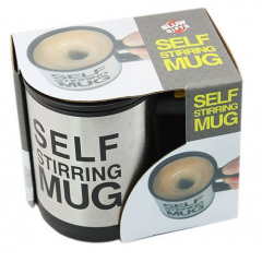 Чашка с вентилятором для размешивания сахара RIAS Self Stirring Mug Black (3sm_553345161) Нова Прага