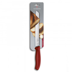 Кухонный нож для хлеба Victorinox SwissClassic Bread 210 мм Красный (6.8631.21B) Київ