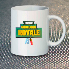 Чашка Fan Girl Shotguns Royale Battle Royale Fortnite New (14486) 330 мл Разноцветный Чернігів