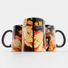 Чашка Fan Girl Джотаро и Дио Невероятные приключения ДжоДжо - JoJo’s Bizarre Adventure (14801) 330 мл Черный Косов