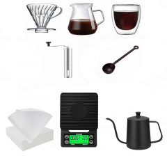 Дорожный кофейный набор Ecocoffee TS-05 Black из 8 предметов Оріхів