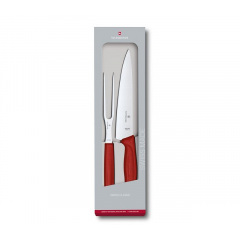 Кухонный набор ножей Victorinox SwissClassic Carving Set Красный (6.7131.2G) Стрий