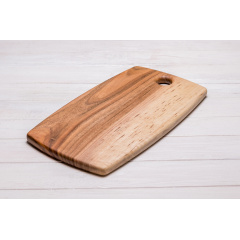 Деревянная подставка для нарезки пищи ecoWalnut 220x385x20 мм Косов