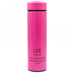 Термос стальной Zelart 450ml LIFE D-010 Розовый Бердичев