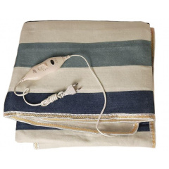 Электропростынь BTB Electric Blanket 7420 150х160 см, разноцветные полоски Енергодар