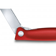 Кухонный нож Victorinox Swiss Classic Foldable Paring Knife складной, красный, 11 см (6.7831.FB) Днепр