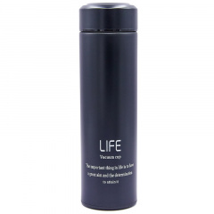Термос стальной Zelart 450ml LIFE D-010 Черный Львів