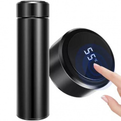 Умный термос с индикатором температуры сенсорный OPT-TOP T-Bottle 919 500 мл Black (2019461064) Киев