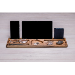 Подставка из дерева для планшета и телефона ecoWalnut 470x147.5x15 мм Лозовая