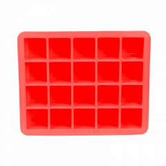 Силиконовая форма CUMENSS AI-820 Cube 20 Red для льда Ворожба