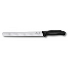 Кухонный нож для нарезки Victorinox Swiss Classic Slicing 25 см Черный (6.8223.25) Київ