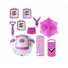 Овощерезка Salad Chef Smart Multi 13 в 1 Розовая (300467) Львів