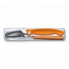 Набор кухонний из 3-х предметов "Victorinox" SwissClassic Table Set с оранжевыми ручками в жестком пластиковом чехле (6.7192.F9) Херсон