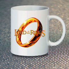 Чашка Fan Girl Логотип Властелин Колец The Lord of the Rings New (14499) 330 мл Разноцветный Львів