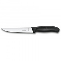 Кухонный нож Victorinox SwissClassic Carving разделочный 15 см Черный (6.8103.15B) Коростень