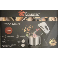 Миксер кухонный стационарный с металлической чашей Domotec MS-6637W 2L 250W Южноукраинск