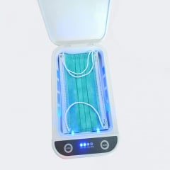 Уф стерилизатор портативный для телефона с функцией ароматерапии UV Portable Phone Sanitizer Белый Кременец