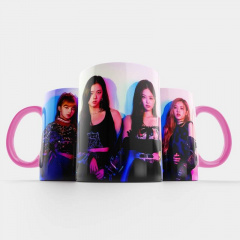 Чашка Fan Girl неон Блекпинк - Black Pink (15810) 330 мл Розовый Одеса