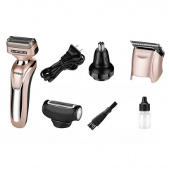 Электробритва Kemei KM-1622 4в1 аккумуляторная 3W Gold (3_01526) Киев