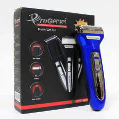 Электробритва Gemei GM-561 3в1 аккумуляторная 3W Blue (3_02790) Енергодар