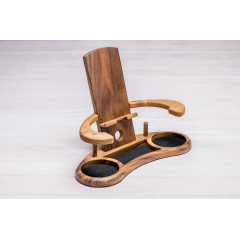 Настольный деревянный органайзер для гаджета ecoWalnut 325x145x251 мм Київ