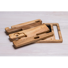 Настольный деревянный органайзер для гаджетов ecoWalnut 292x180x180 мм Полтава