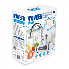 Водонагреватель проточный на столешницу Noveen IWH360 16,7х26х19 см Серебристо-белый Гуляйполе
