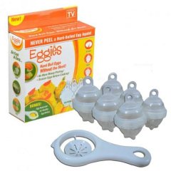 Набор форм для варки яиц без скорлупы Eggies 6 шт Белый Кременчуг
