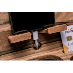 Подставка из дерева ecoWalnut 300x223x201 мм Київ