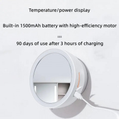 Сенсорный диспенсер настенный дозатор для мыла с зеркалом Zhiya MYX-W2 LED White Талалаївка