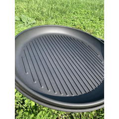 Казан чугунный узбекский WOK с крышкой сковородой-гриль Maysternya 12 л Черный (1809358365) Приморск