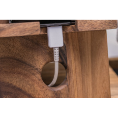 Настольный деревянный органайзер для мужчины ecoWalnut 327х150х250 мм Самбір