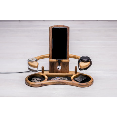 Деревянный органайзер для мобильного телефона ecoWalnut 325x145x251 мм Киев