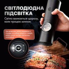 Набор мельниц для соли перца специй SBTR 2 предмета на батарейках (SPM-01) Краматорск