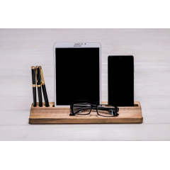 Подставка из дерева для гаджета ecoWalnut 320x95x18 мм Киев