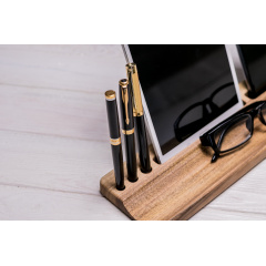 Подставка из дерева для гаджета ecoWalnut 320x95x18 мм Киев