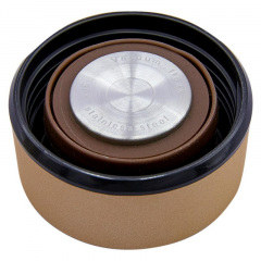 Термос стальной Zelart 450ml LIFE D-013 Золотой Кропивницький
