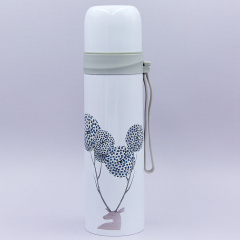 Термос стальной Zelart 500ml NATURE OHS-8084 Белый Фастів