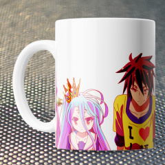 Чашка Fan Girl Пустые Нет игры - нет жизни - No Game No Life (15838) 330 мл Белый Киев
