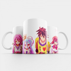Чашка Fan Girl Пустые Нет игры - нет жизни - No Game No Life (15838) 330 мл Белый Киев