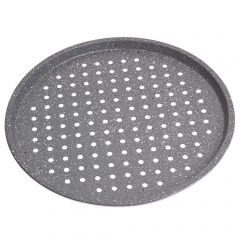 Форма для запекания пиццы Kamille D32см из углеродистой стали MKM-100707 (SK000903) Хмельницький