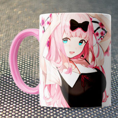 Чашка Госпожа Кагуя. В любви как на войне. Чика- Manga Kaguya Sama (17592) Fan Girl 330 Изюм