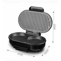 Гриль электрический для бургеров Haeger HG-245 750W Black Рівне