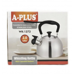 Чайник со свистком A-PLUS 1373 2 л Steel Енергодар